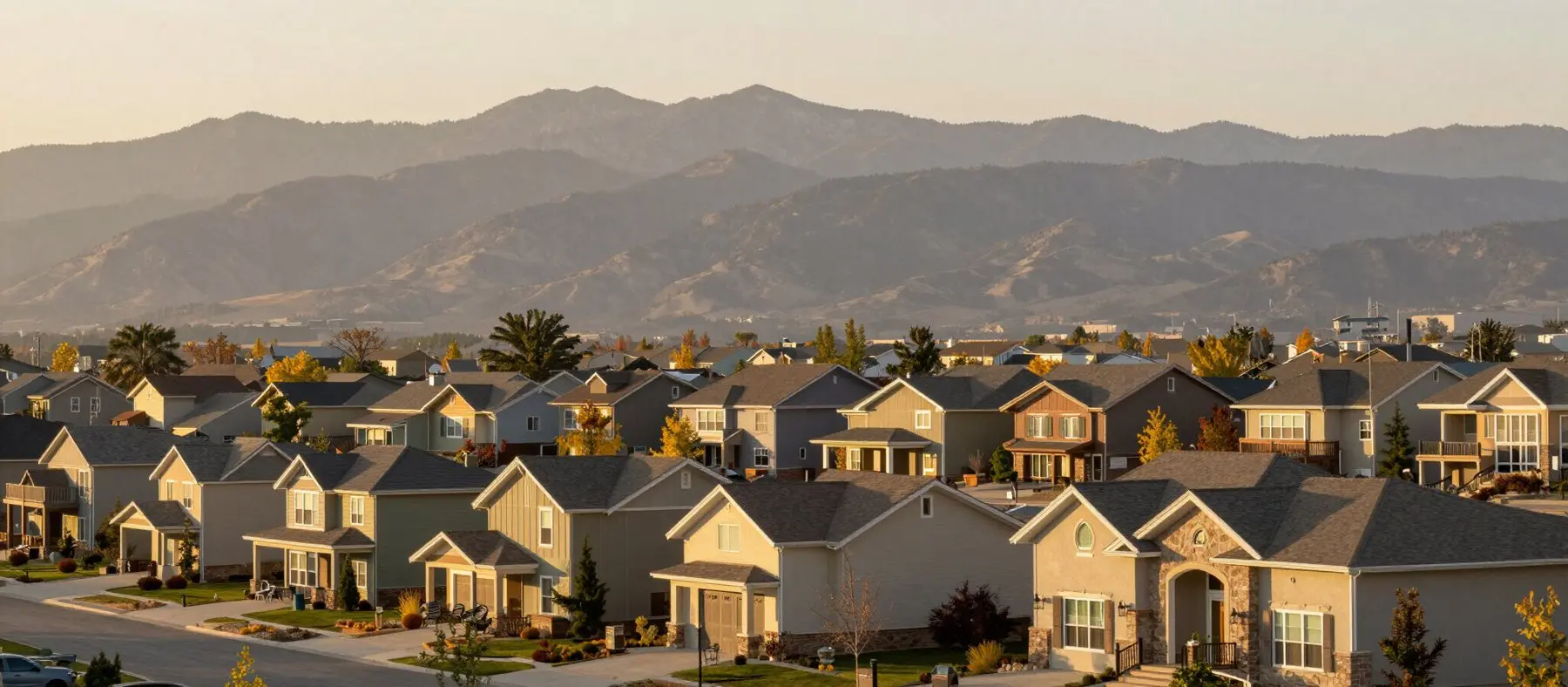 Monument-area neighborhood below the Front Range